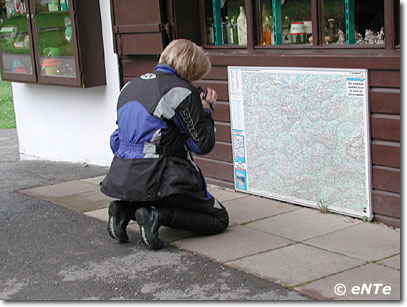 Karte am Plansee-Kiosk